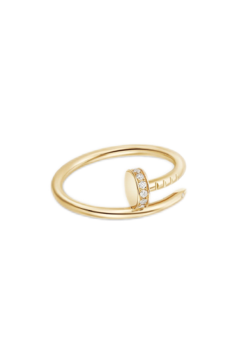 Cartier Juste un Clou Ring Small Model Paved Yellow Gold