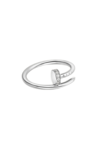Cartier Juste un Clou Ring Small Model Paved White Gold
