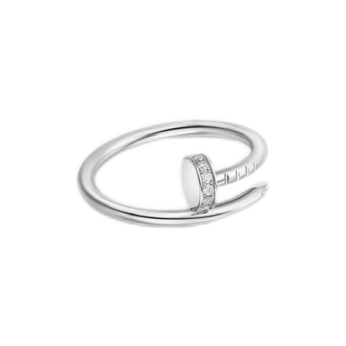 Cartier Juste un Clou Ring Small Model Paved White Gold