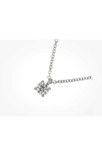Tiffany & Co. 0.20ct Diamond Necklace Platinum 
