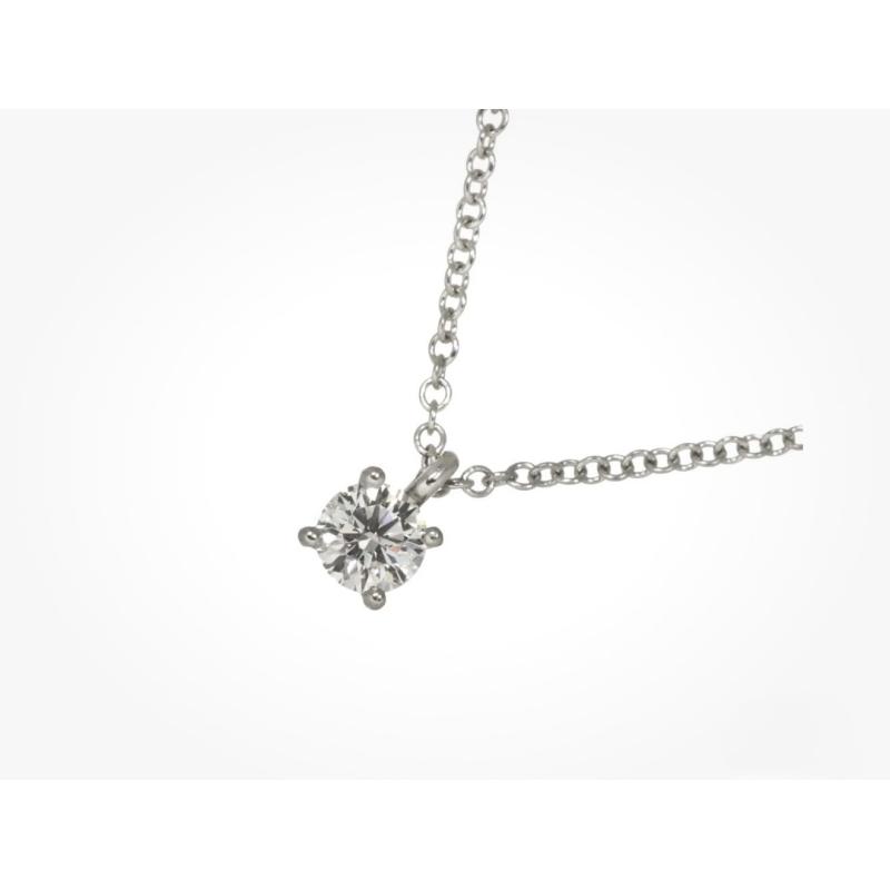 Tiffany & Co. 0.20ct Diamond Necklace Platinum 