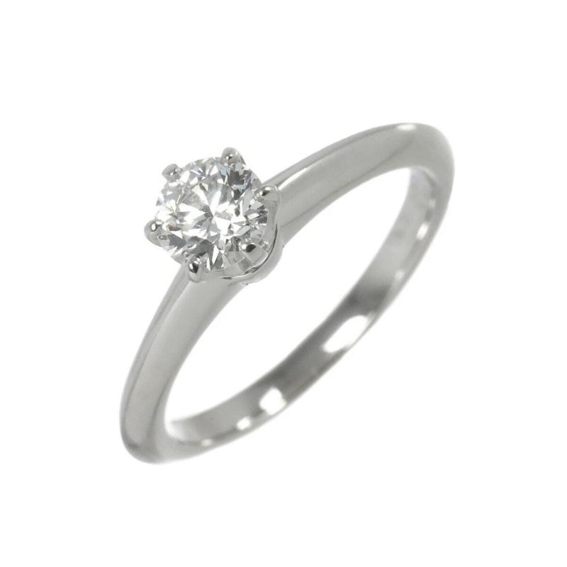 Tiffany & Co. Engagement Ring 0.45ct Platinum Diamond