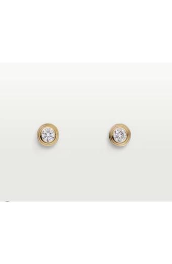 Cartier D'Amour Diamond Earrings Yellow Gold