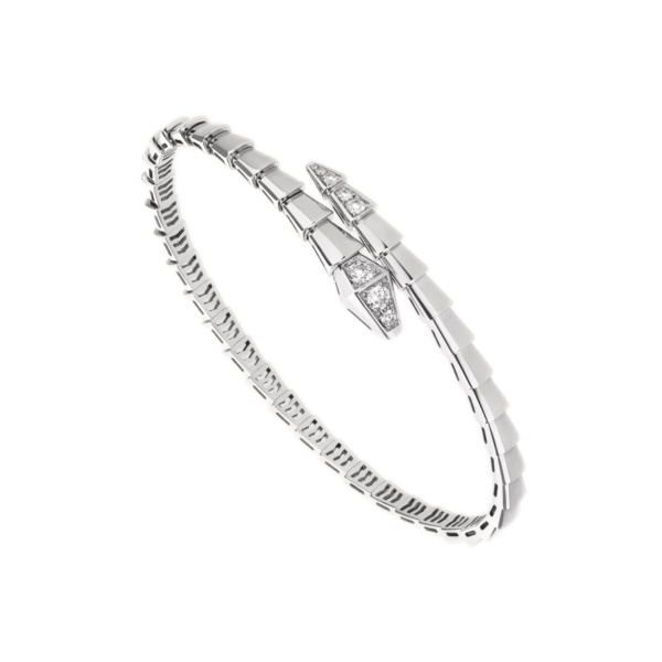 Bvlgari Serpenti Viper Bracelet White Gold 