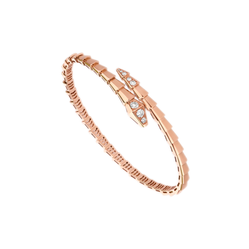 Bvlgari Serpenti Viper Bracelet Rose Gold 