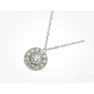 Tiffany & Co. Circlet Diamonds Necklace Platinum