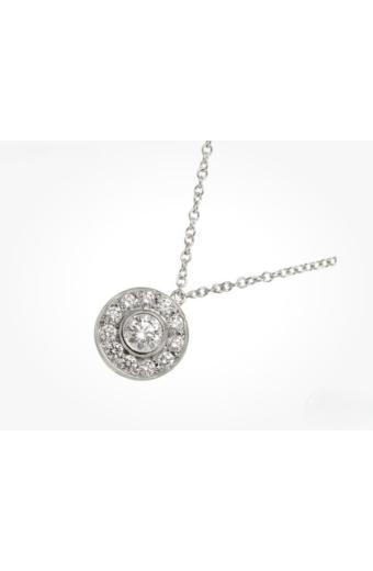 Tiffany & Co. Circlet Diamonds Necklace Platinum