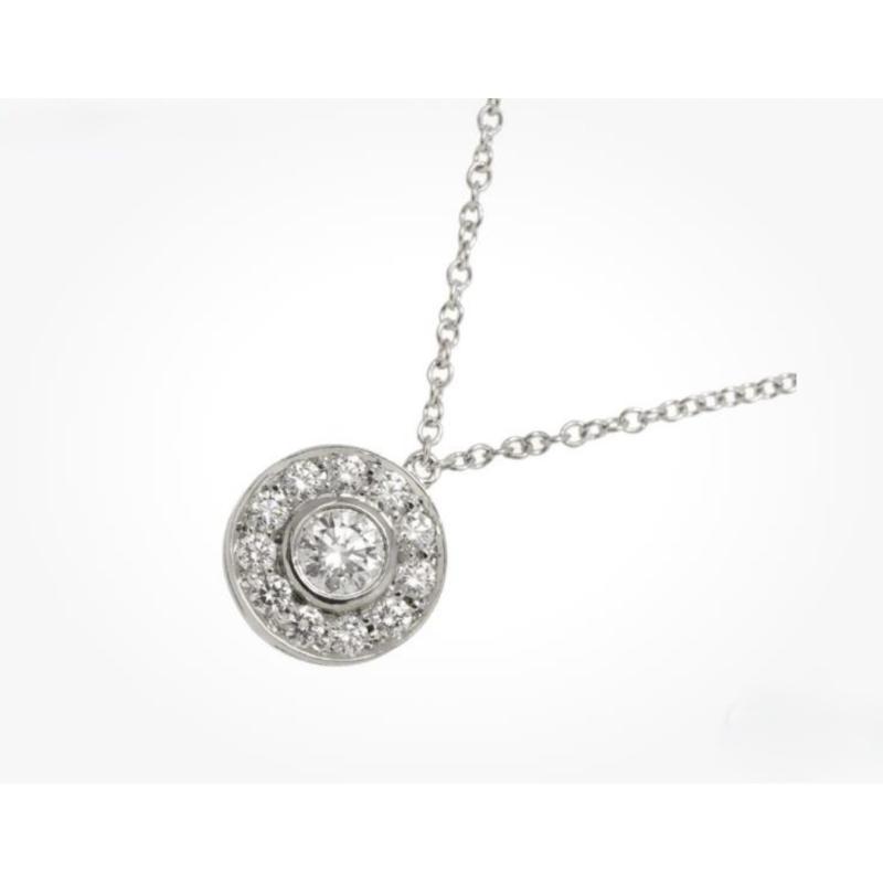 Tiffany & Co. Circlet Diamonds Necklace Platinum