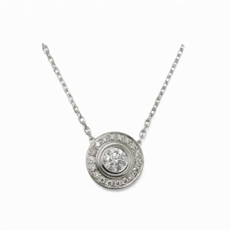 Cartier Léger D'Amour Full Diamonds Necklace White Gold
